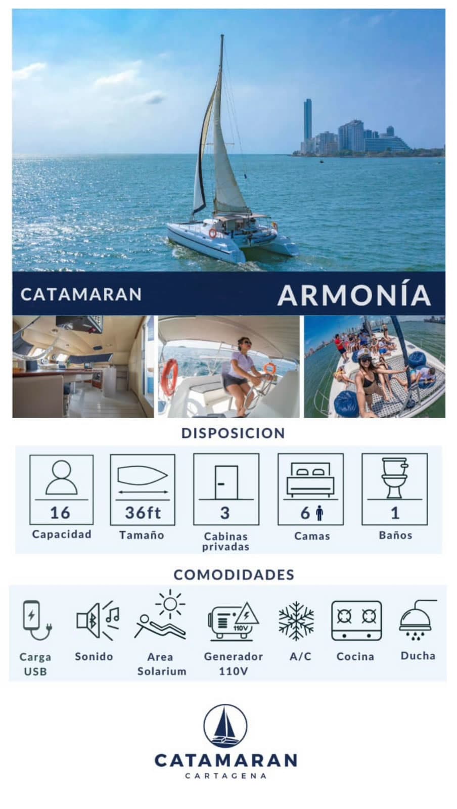 Catamarán Armonía - Vista 7