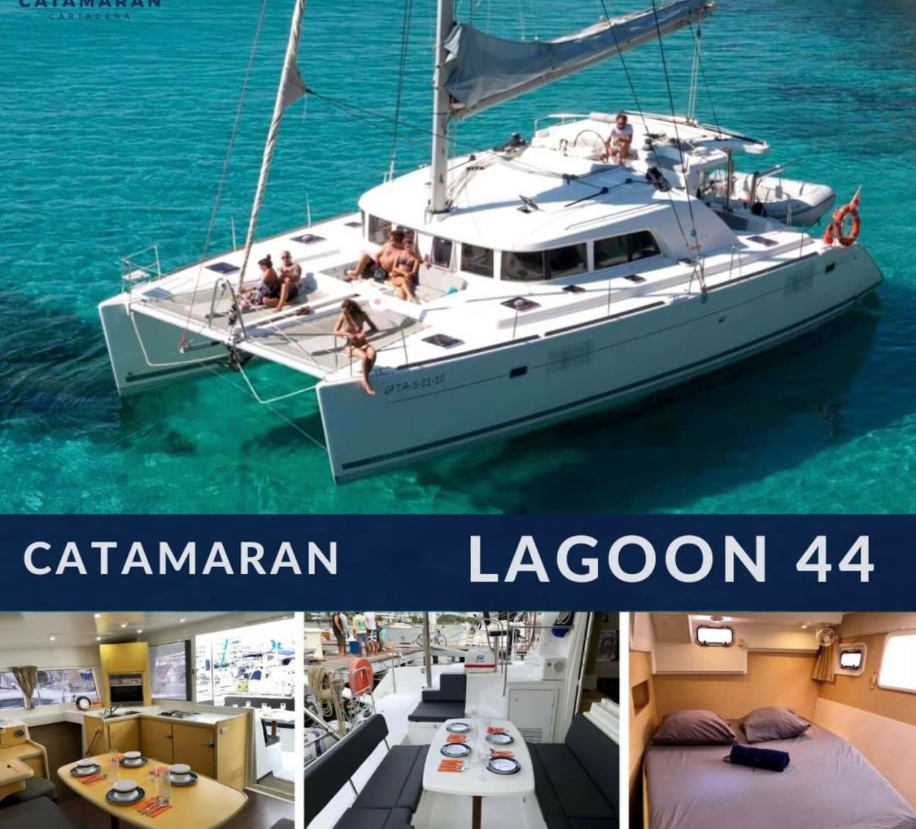 Catamarán Lagoon 44 - Vista 1